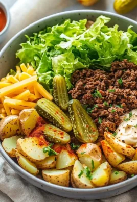 Colorful and nutritious burger bowls featuring fresh vegetables and toppings.