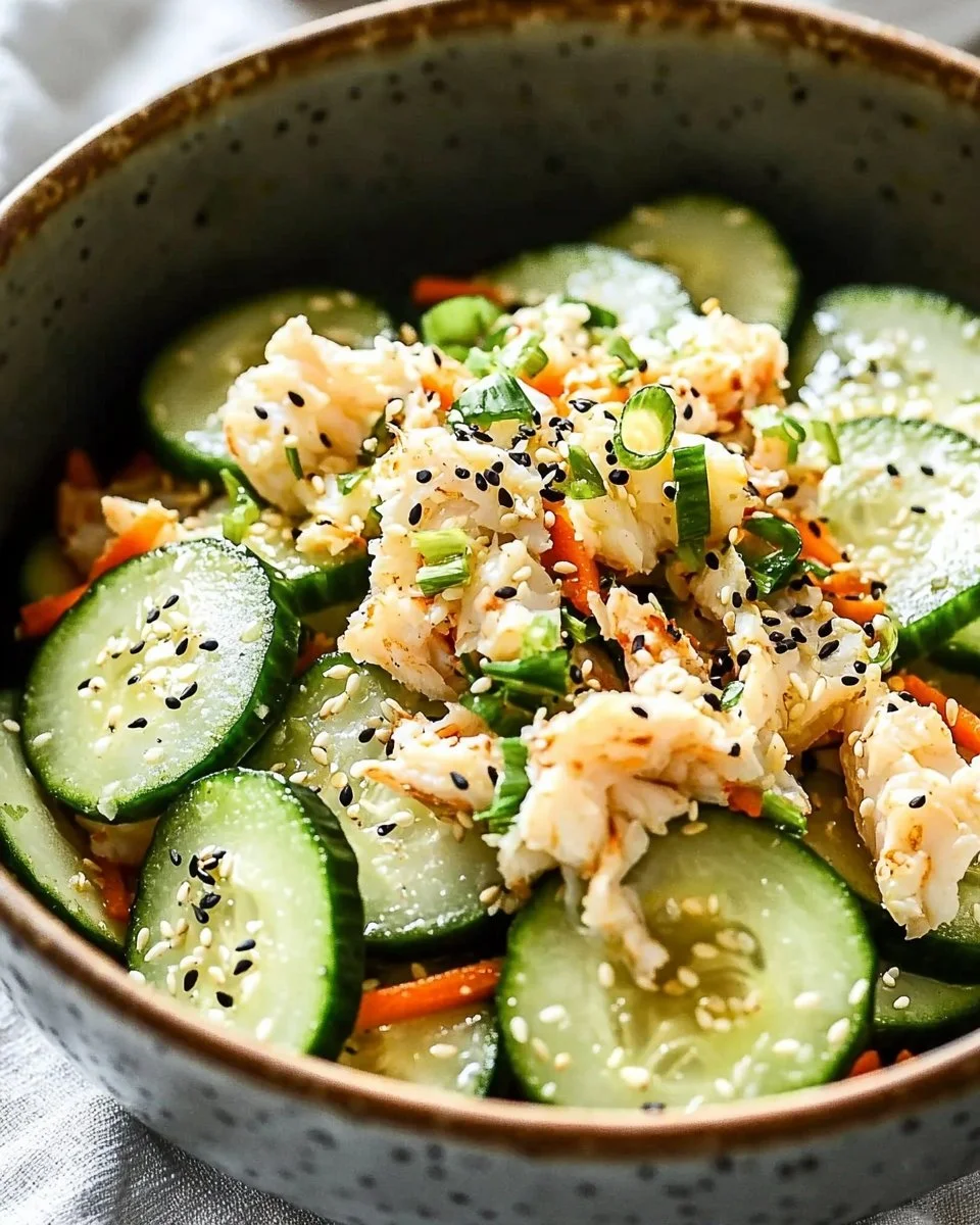 California Roll Cucumber Salad