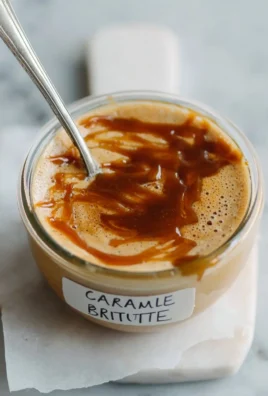 Caramel Brulee Latte Syrup bottle featuring a rich, caramel flavored coffee syrup