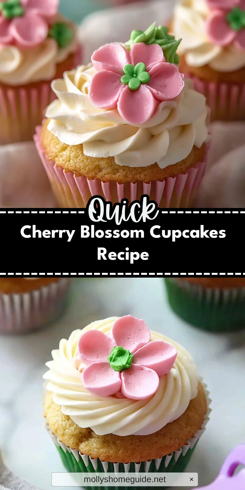 Cherry Blossom Cupcakes Recipe