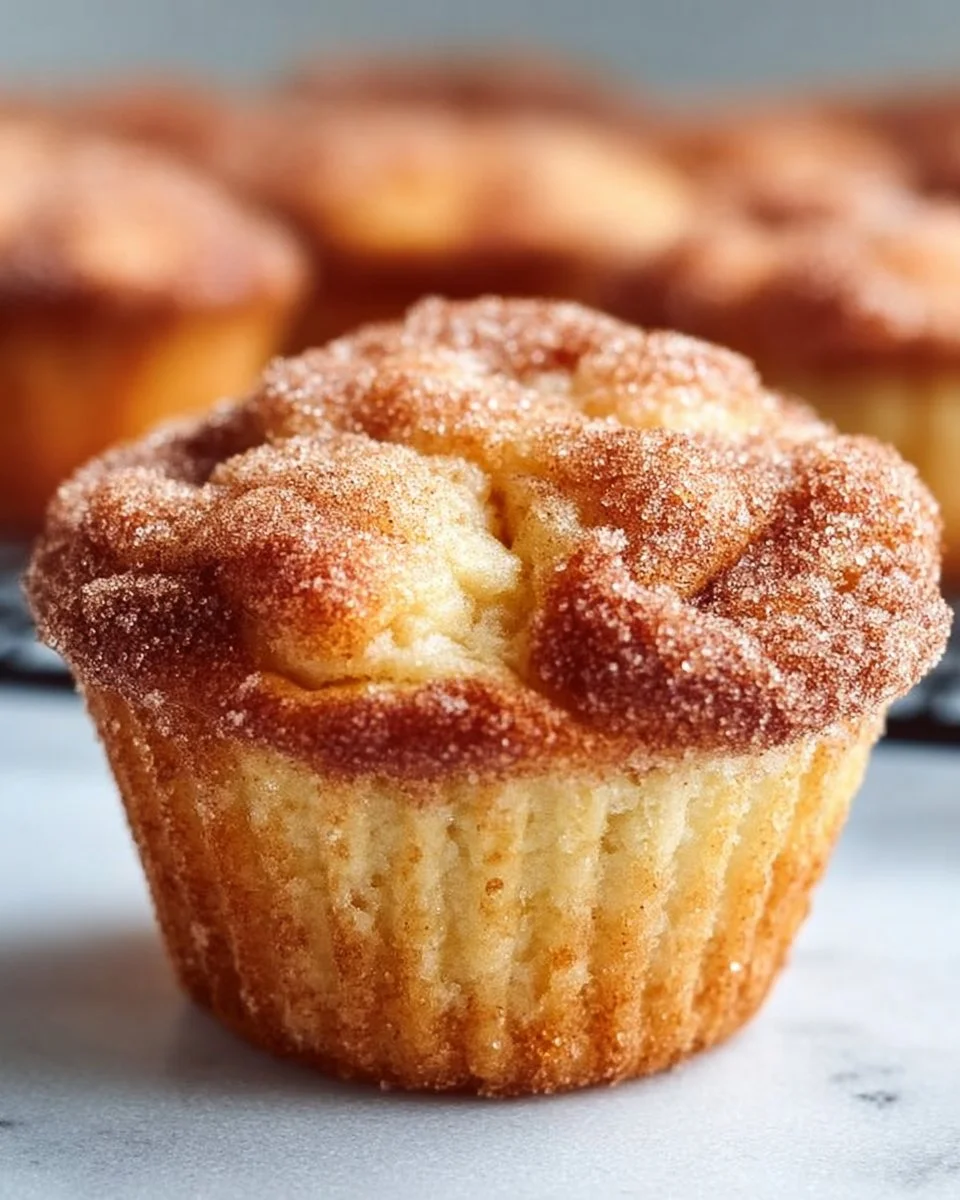 Delicious Cinnamon Sugar French Toast Muffins on a plate