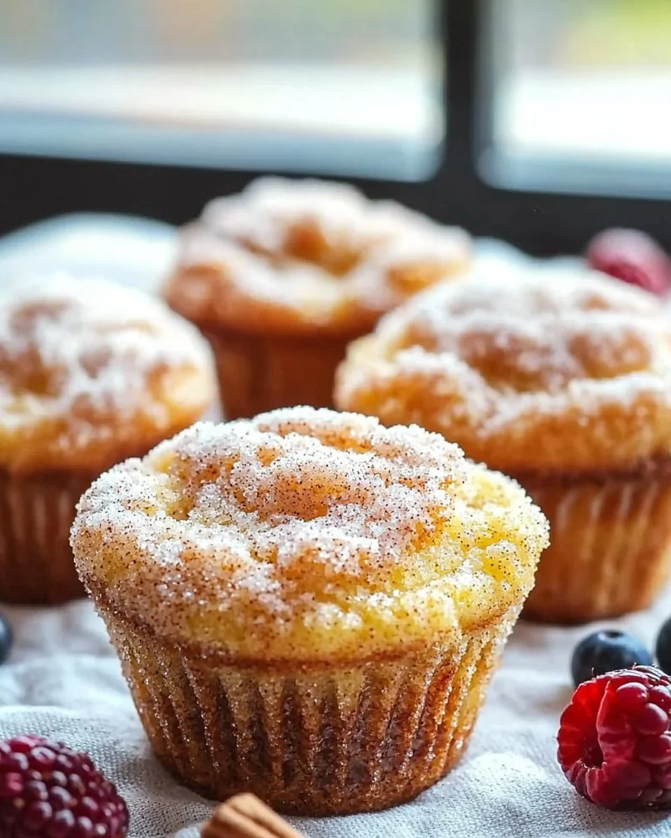 Cinnamon Sugar French Toast Muffins served in a rustic basket