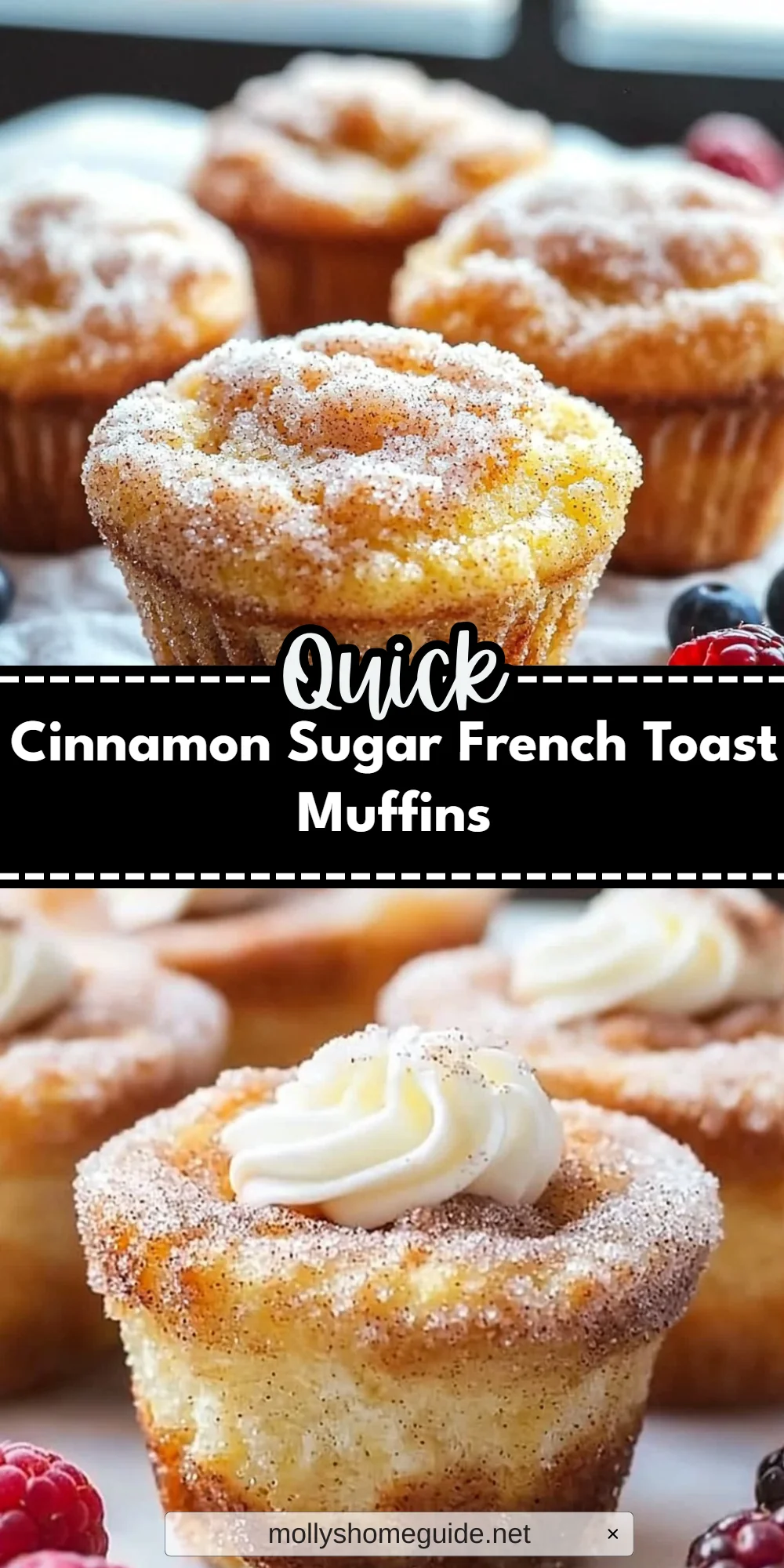 Cinnamon Sugar French Toast Muffins