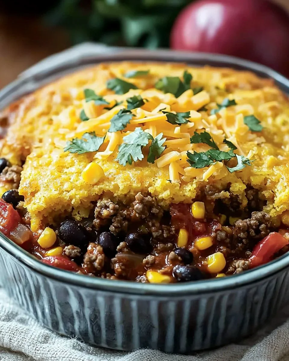 Cornbread Cowboy Casserole