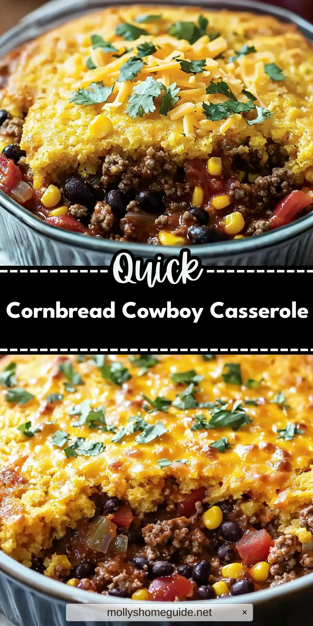 Cornbread Cowboy Casserole
