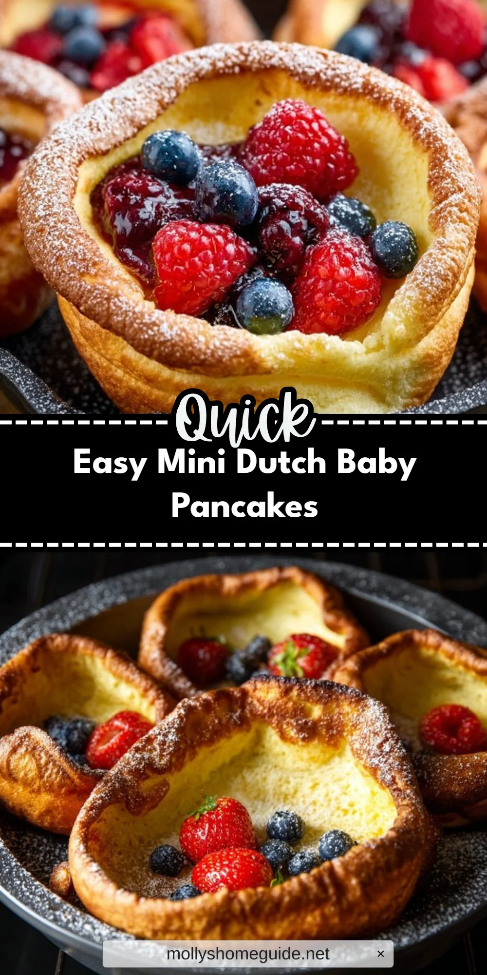 Easy Mini Dutch Baby Pancakes