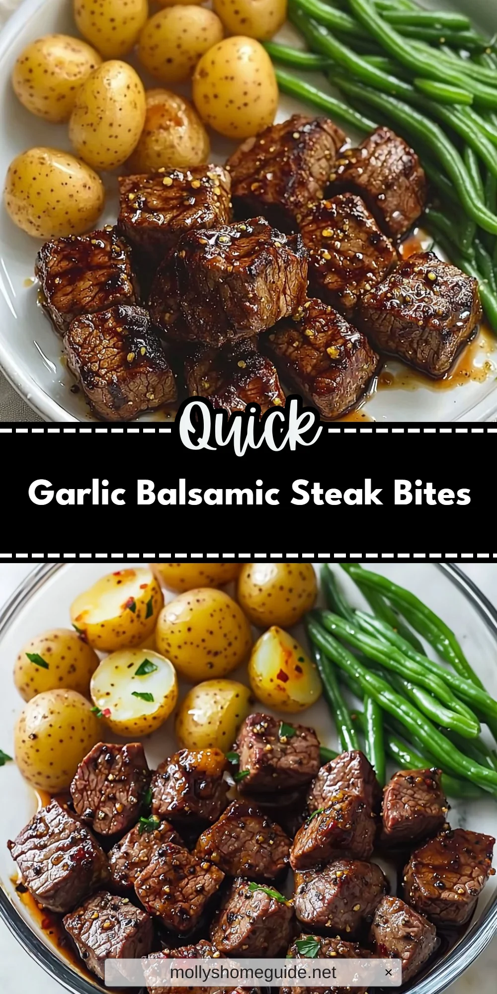 Garlic Balsamic Steak Bites
