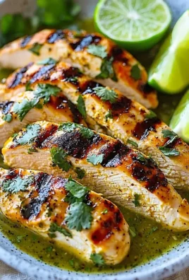 Grilled Salsa Verde Chicken with pepper jack cheese and fresh ingredients