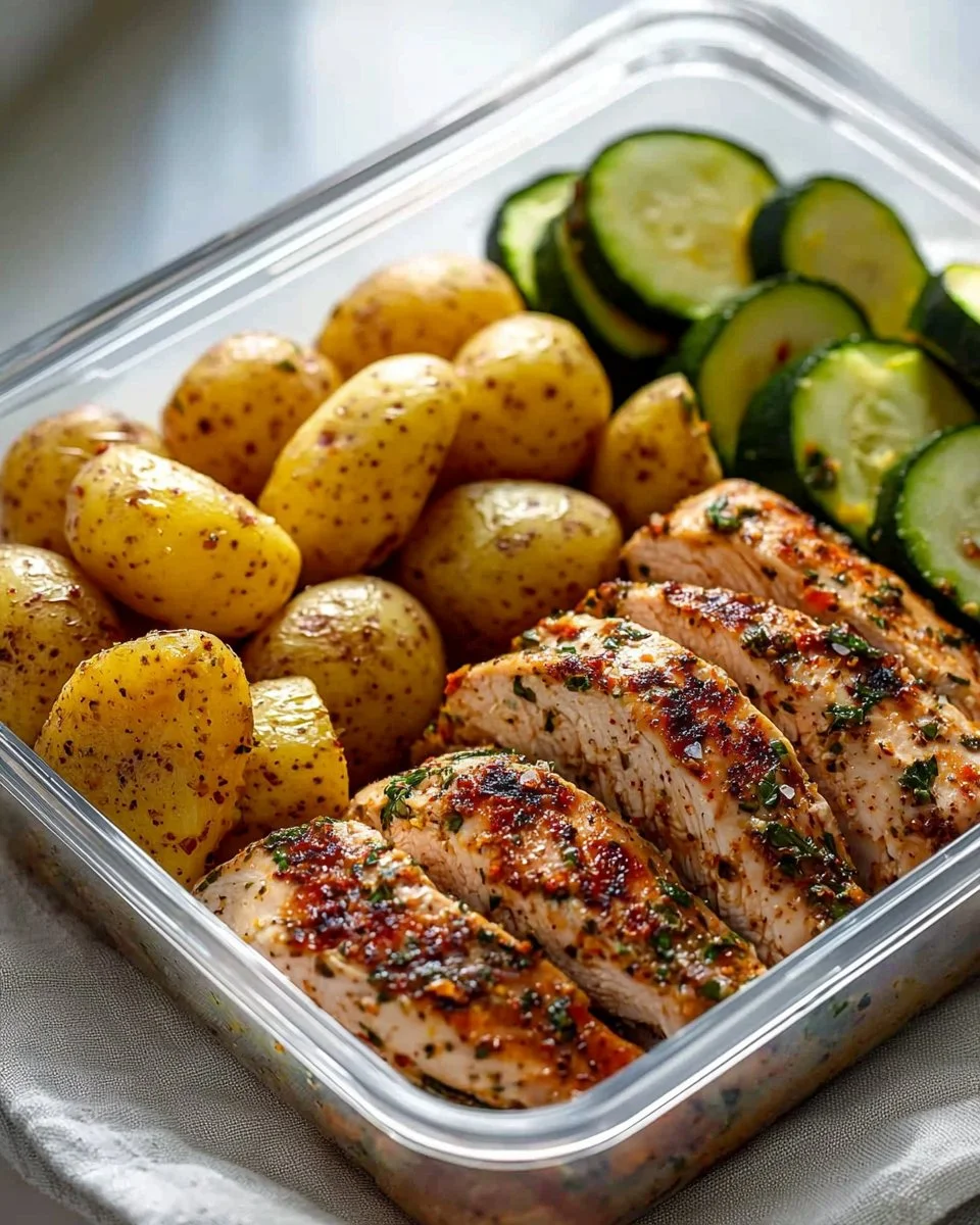 Lemon Garlic Chicken Meal Prep