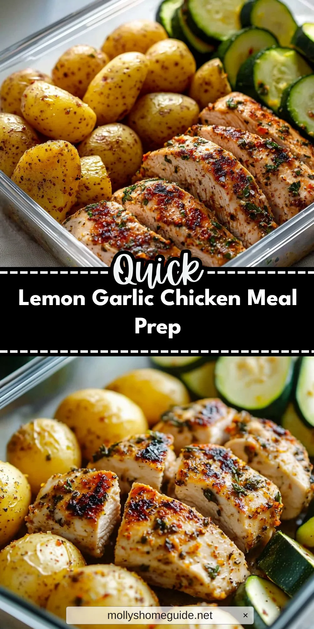 Lemon Garlic Chicken Meal Prep