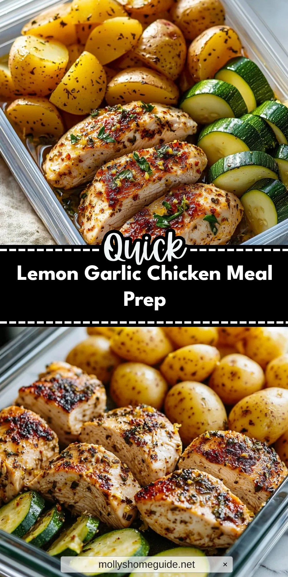 Lemon Garlic Chicken Meal Prep