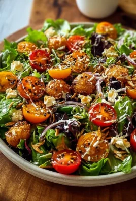 A bowl of Marry Me Salad featuring fresh greens, colorful ingredients, and a mouthwatering dressing.