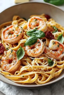 Delicious Marry Me Shrimp Pasta served on a plate with fresh herbs