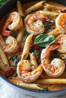 Delicious Marry Me Shrimp Pasta with creamy sauce and shrimp garnished with herbs
