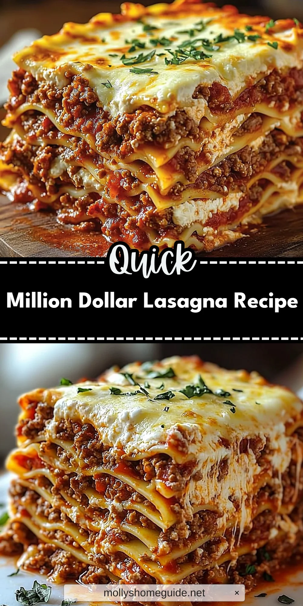 Million Dollar Lasagna Recipe