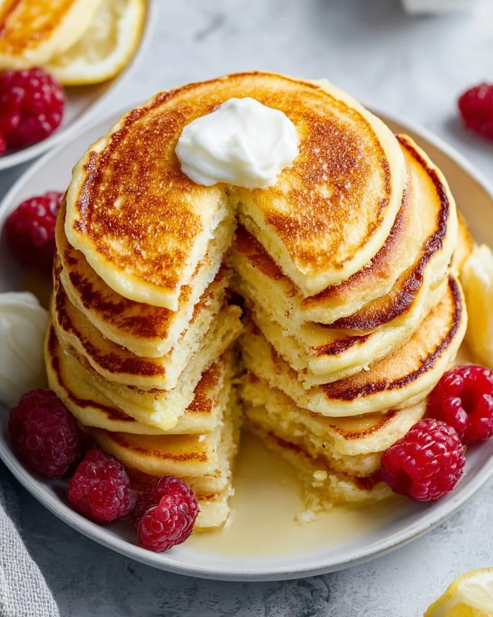 Moist Lemon Ricotta Pancakes