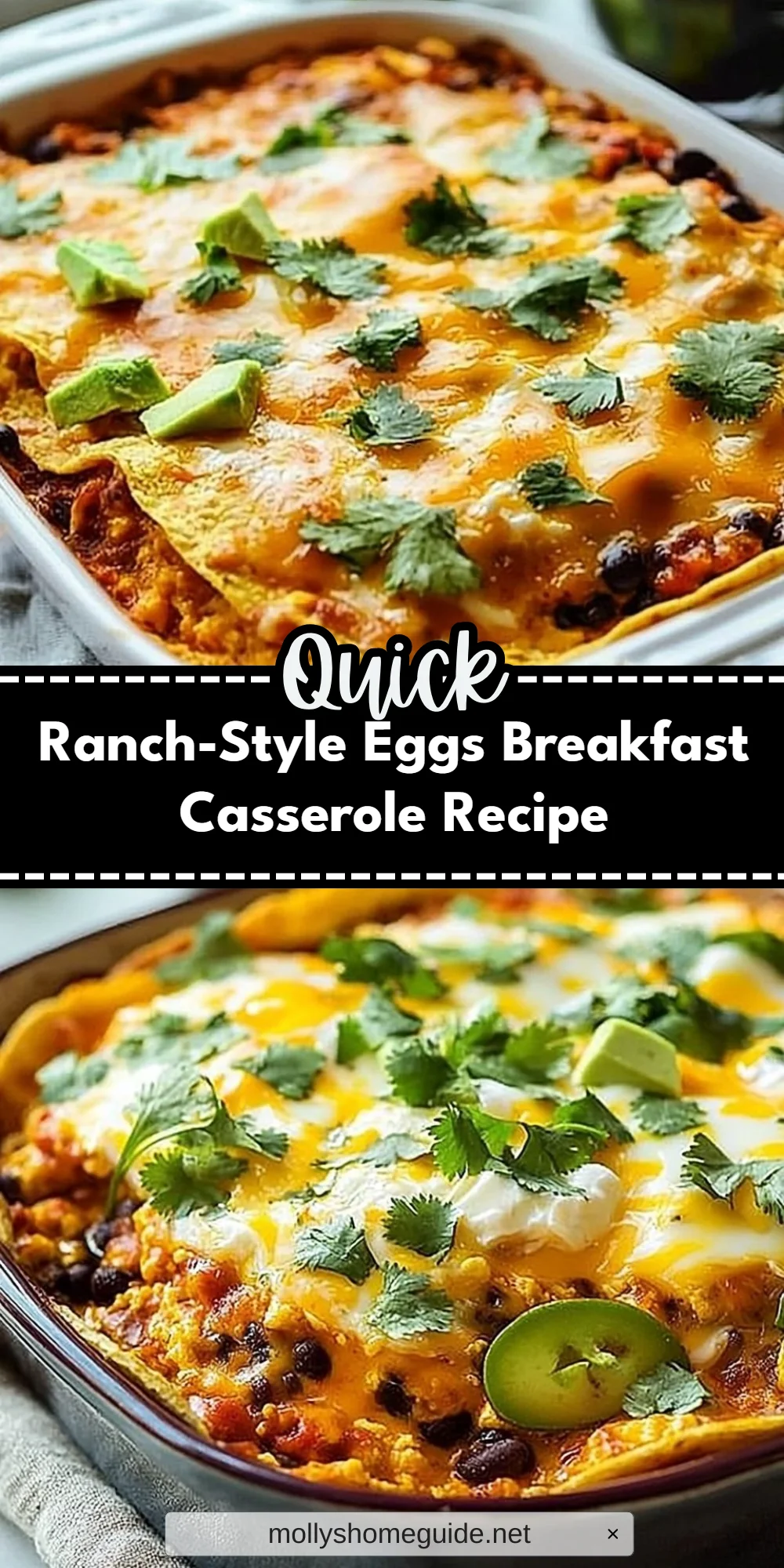 Ranch-Style Eggs Breakfast Casserole Recipe