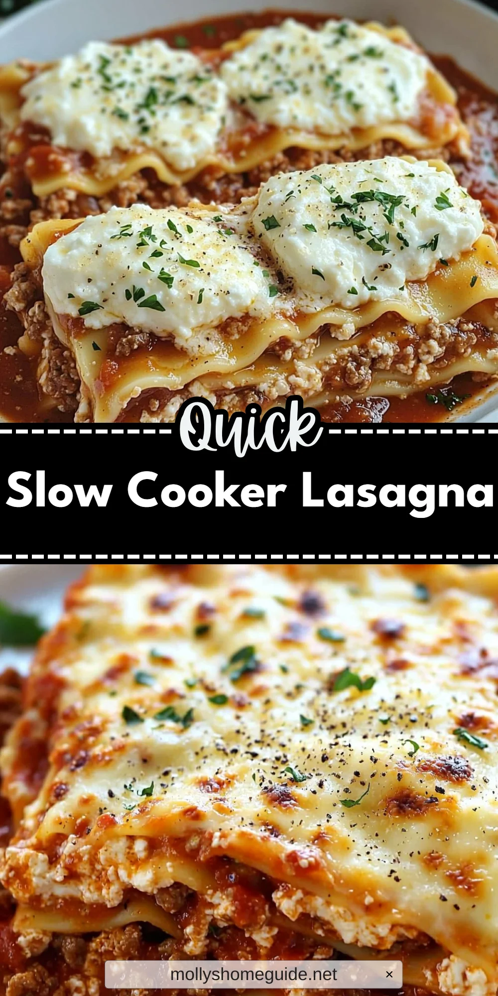 Slow Cooker Lasagna