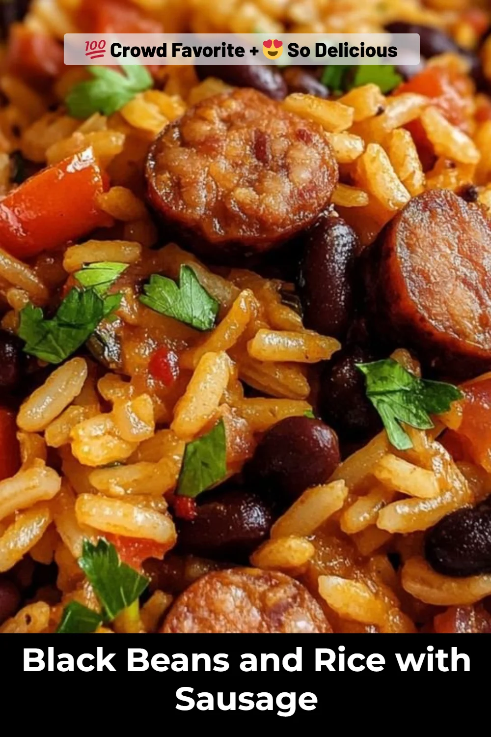 Black Beans and Rice with Sausage