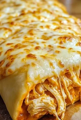 Buffalo Chicken Cheese Bake topped with melted cheese and garnished with parsley