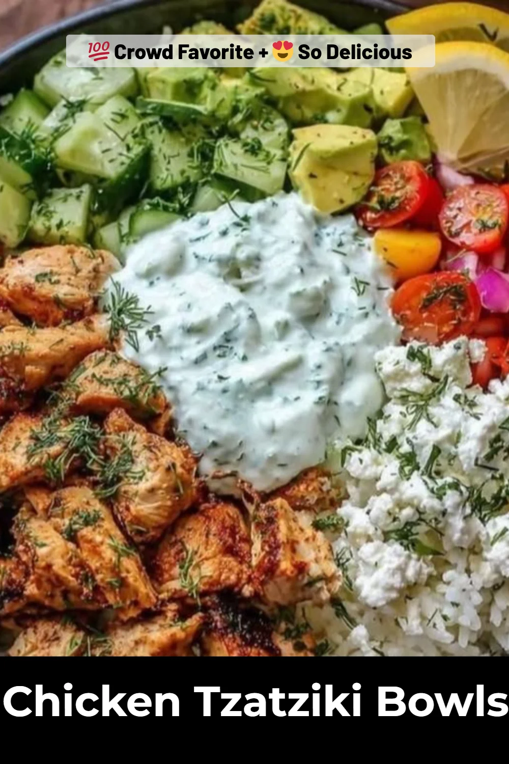 Chicken Tzatziki Bowls