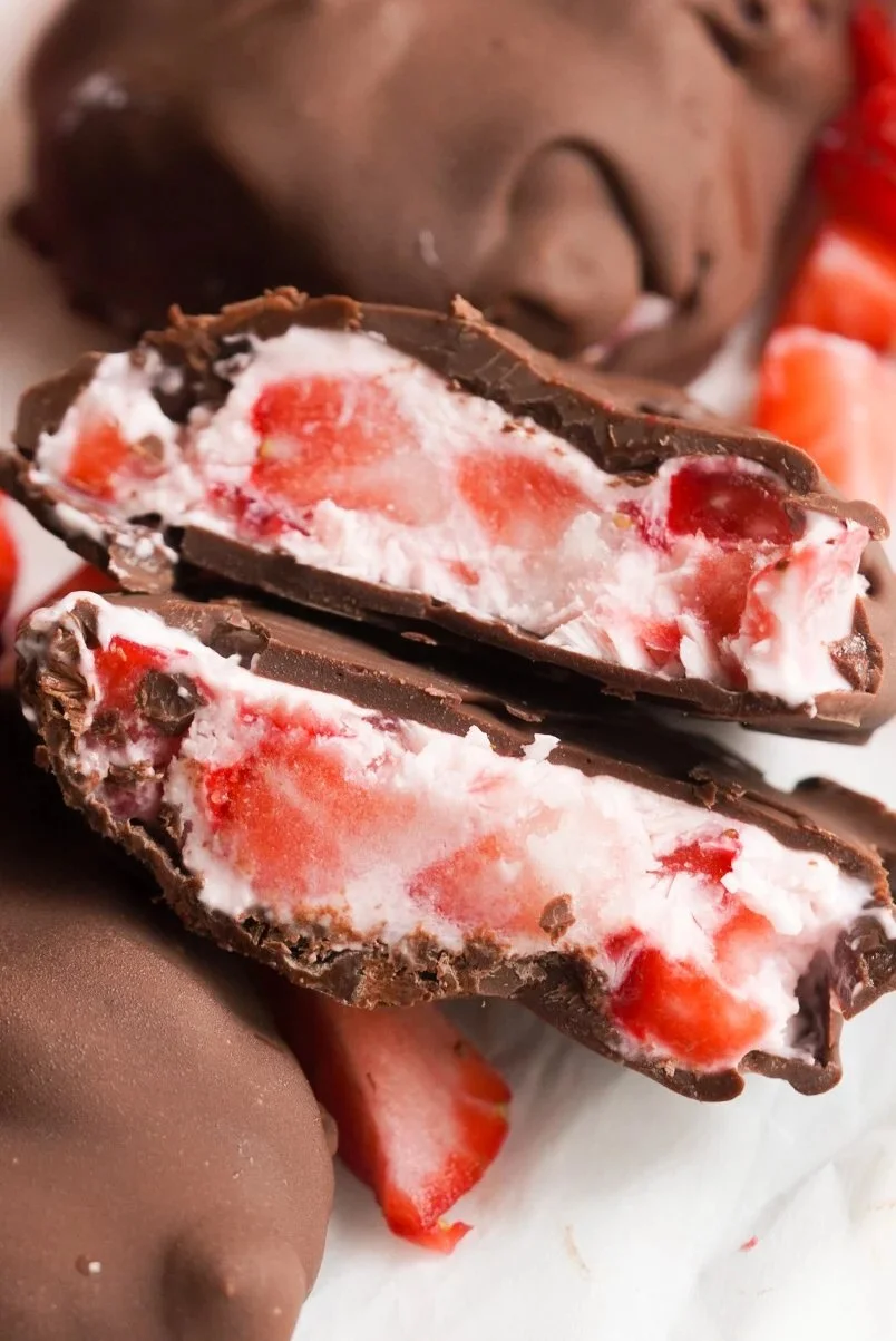 Delicious chocolate strawberry yogurt clusters recipe for a tasty snack