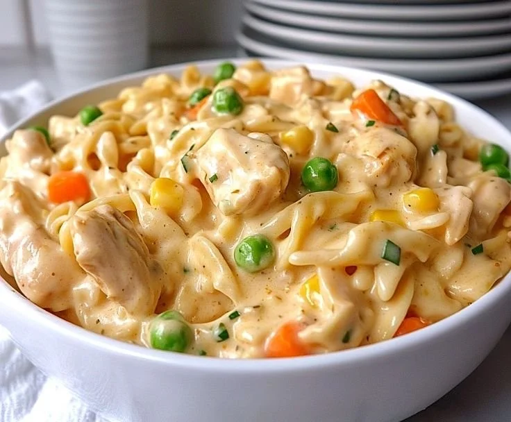 Classic Chicken Pot Pie Pasta