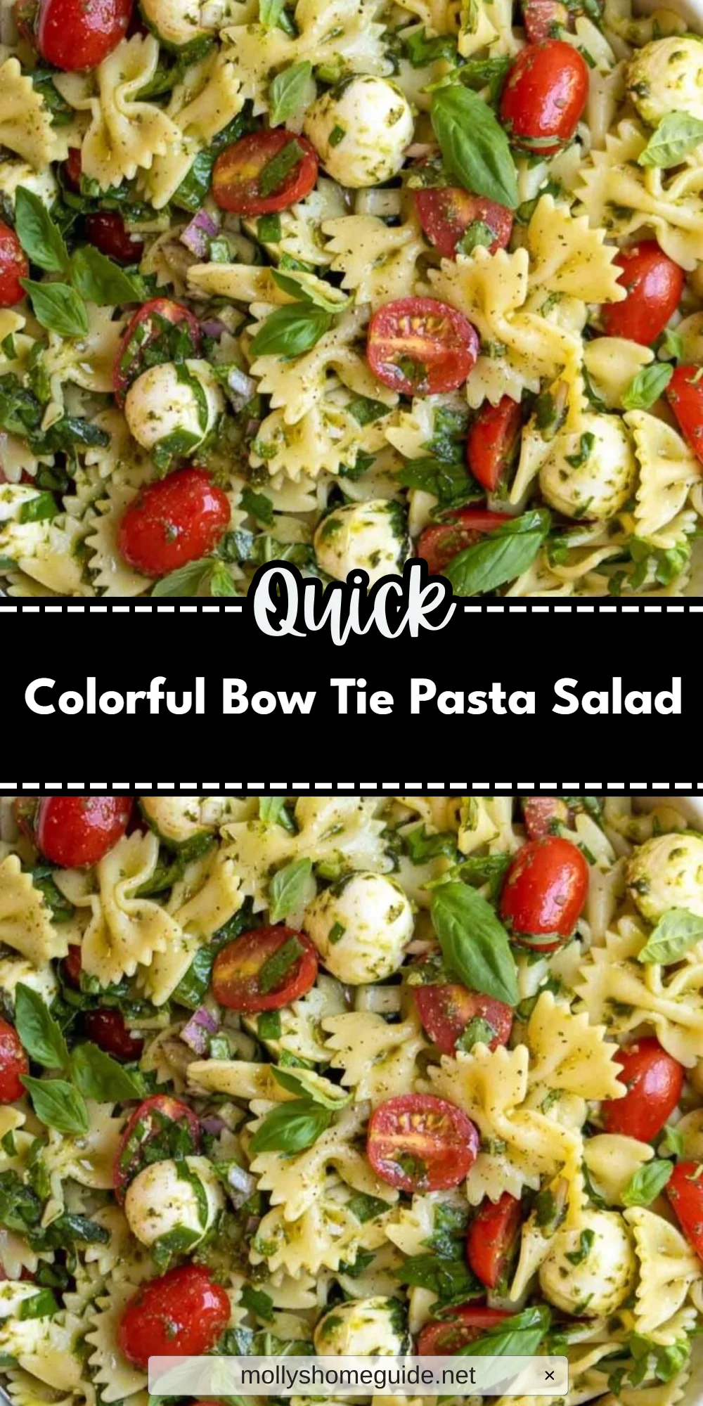 Colorful Bow Tie Pasta Salad