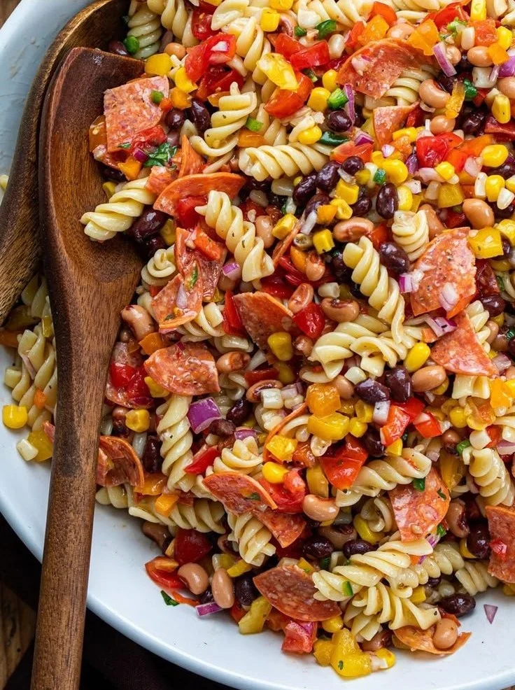 Cowboy Caviar Pasta Salad