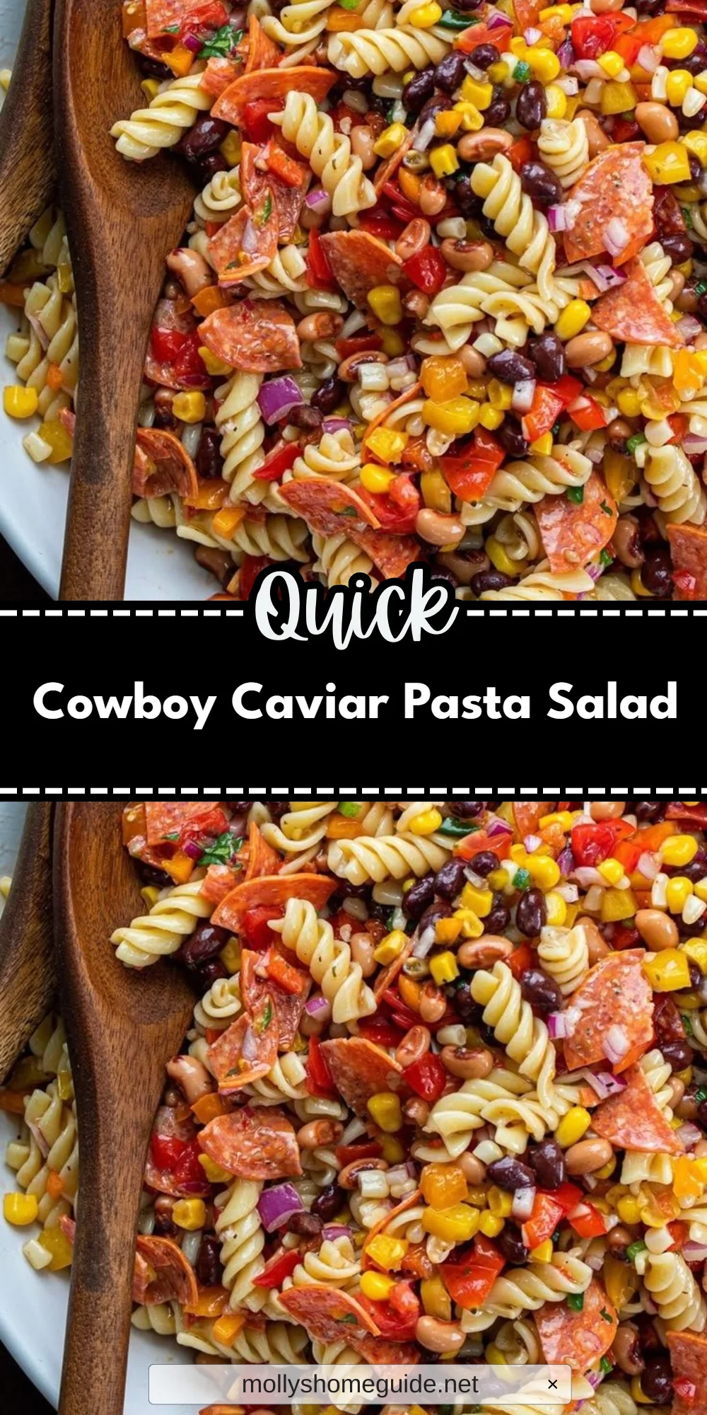 Cowboy Caviar Pasta Salad