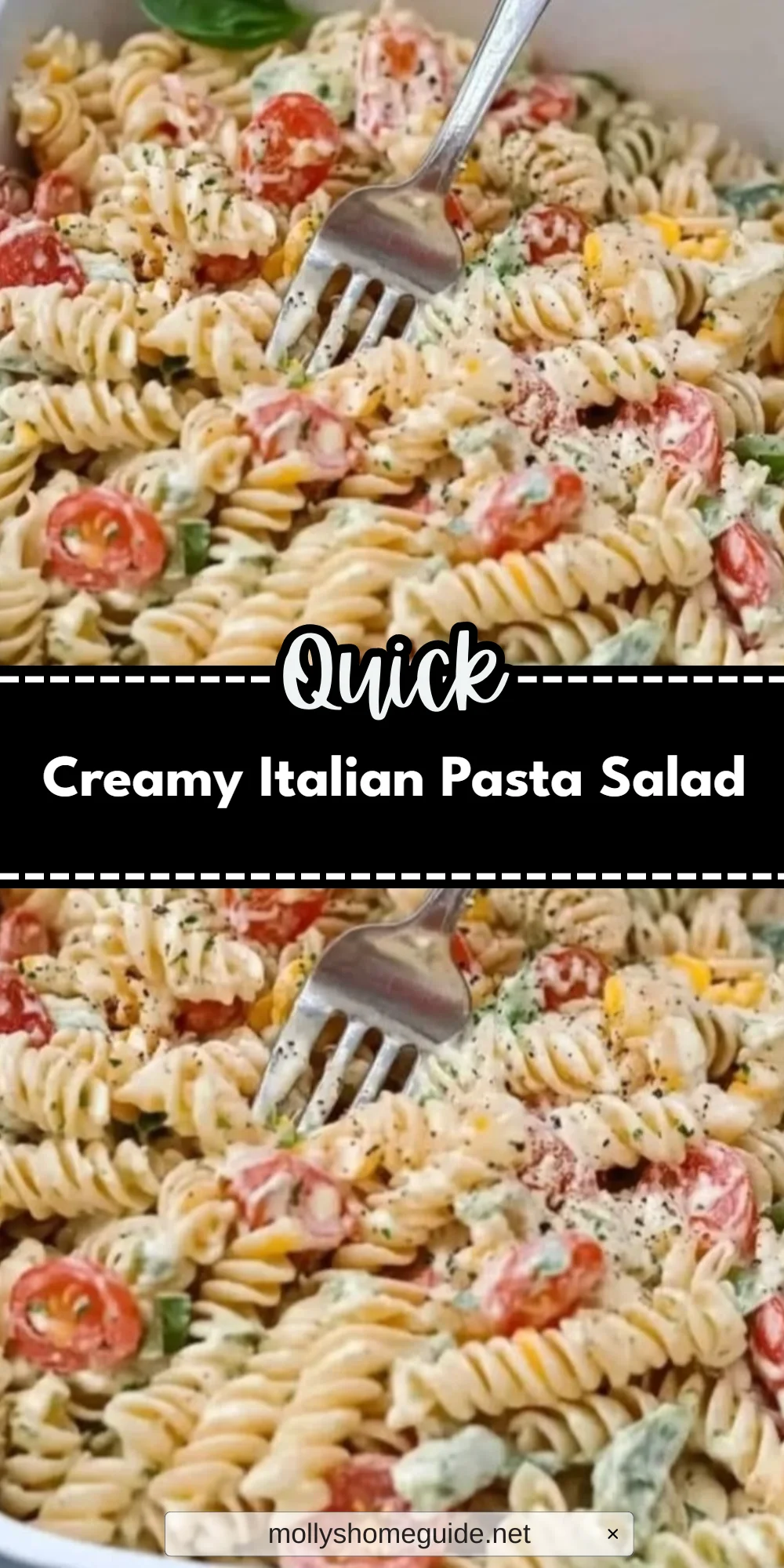Creamy Italian Pasta Salad