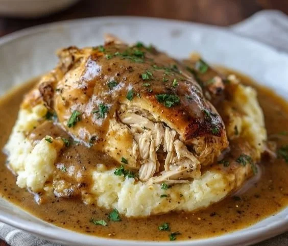 Crockpot Chicken and Gravy