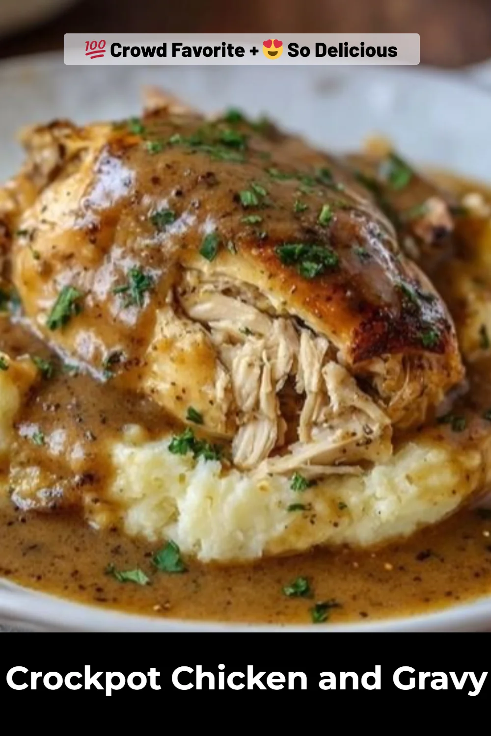 Crockpot Chicken and Gravy