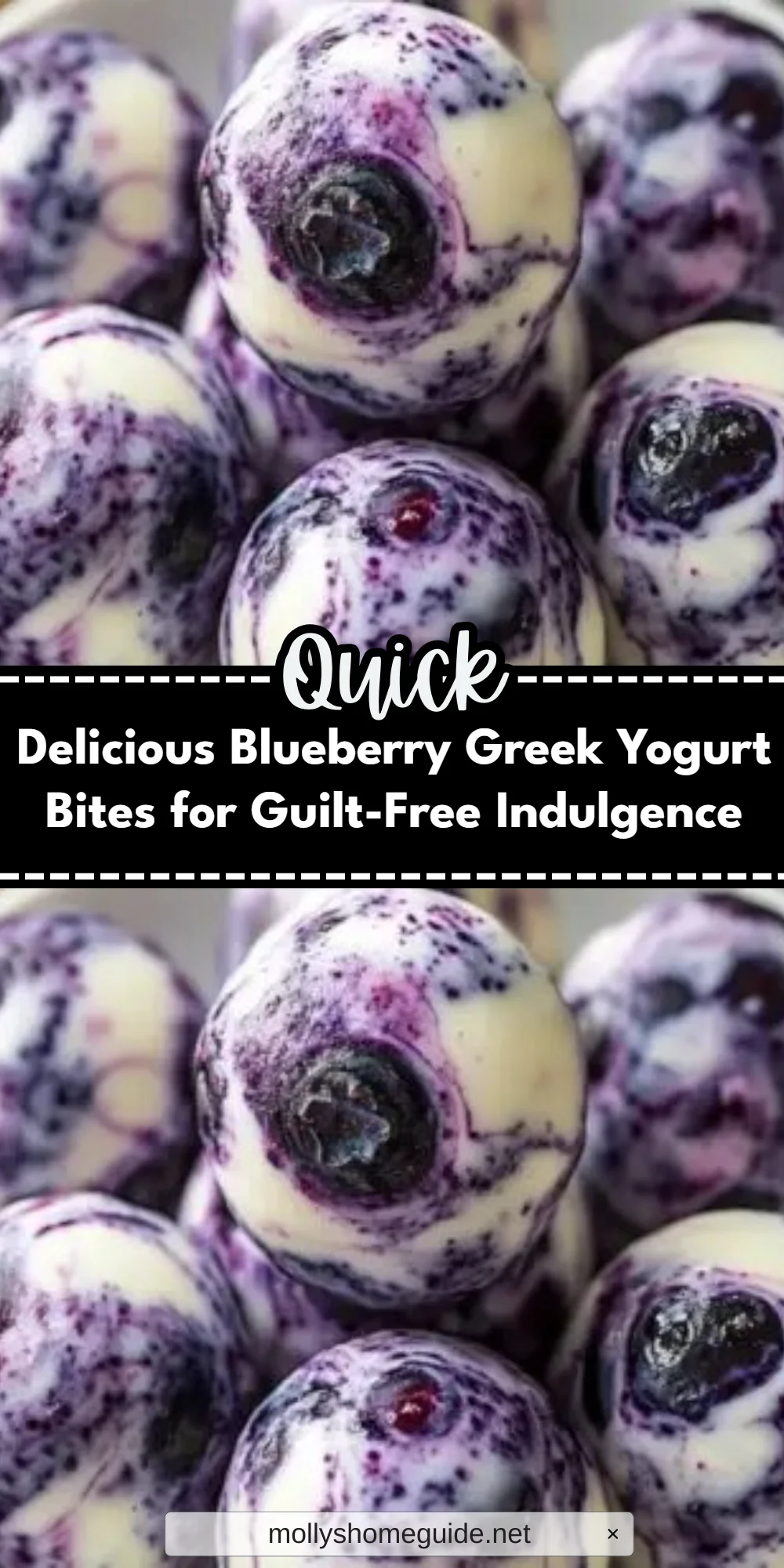 Delicious Blueberry Greek Yogurt Bites for Guilt-Free Indulgence