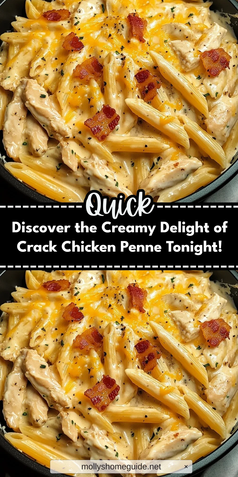 Discover the Creamy Delight of Crack Chicken Penne Tonight!