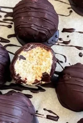 Delicious frozen yogurt cheesecake bites served on a plate.