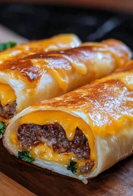 Garlic butter beef cheeseburger rollups served on a plate