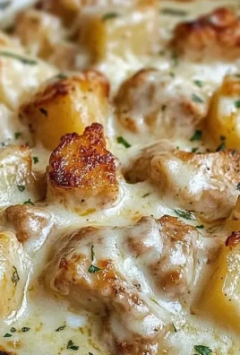 Garlic Parmesan Chicken and Potatoes cooked in a crockpot