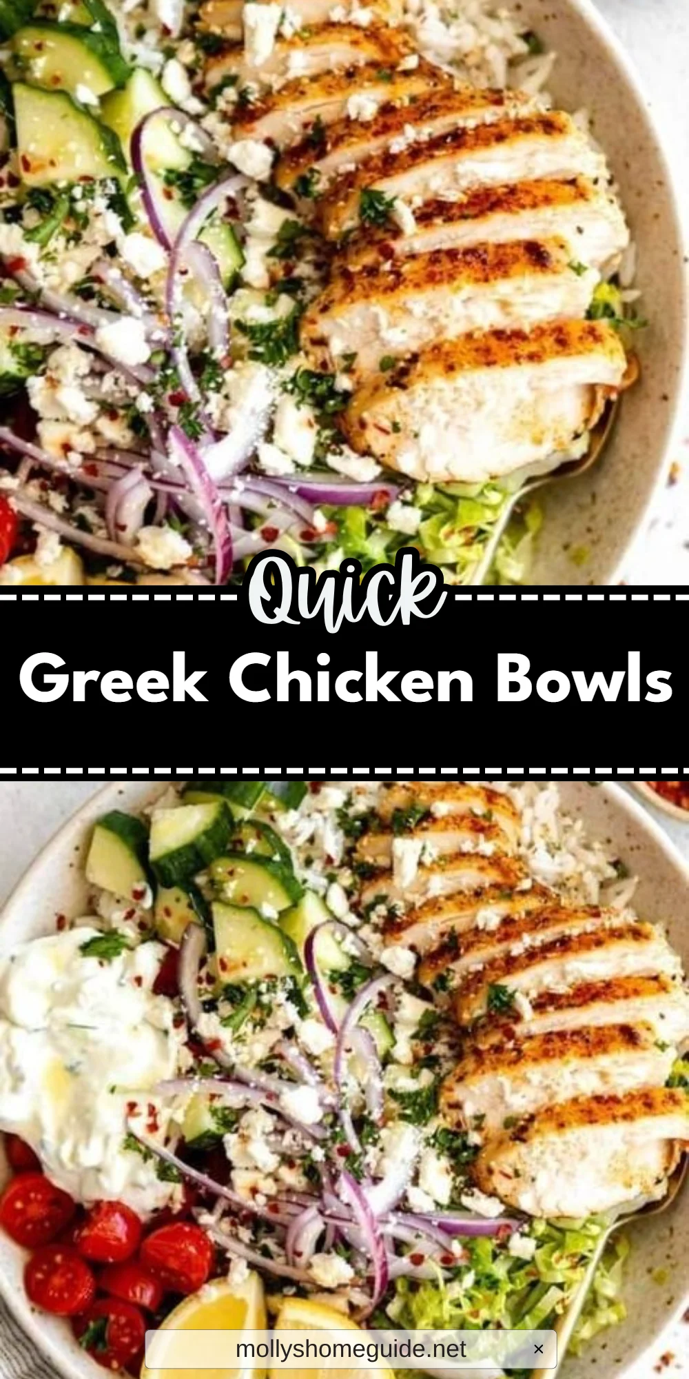Greek Chicken Bowls