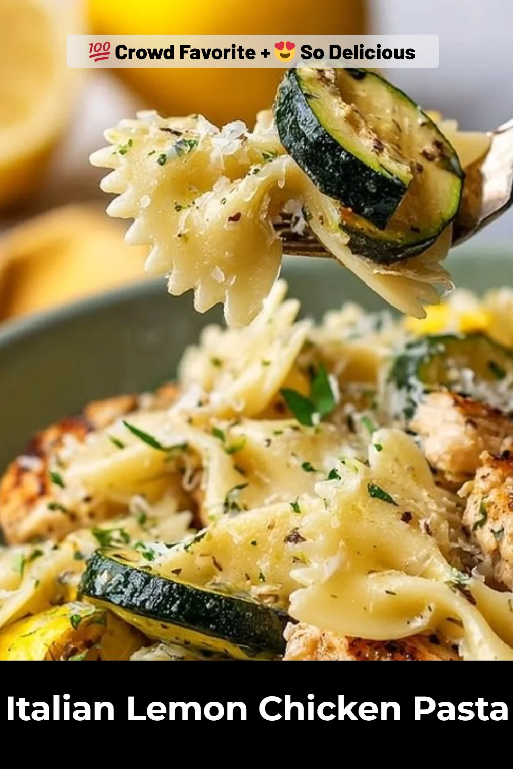 Italian Lemon Chicken Pasta