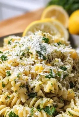Delicious Lemon Parmesan Pasta Salad with fresh ingredients and zesty dressing