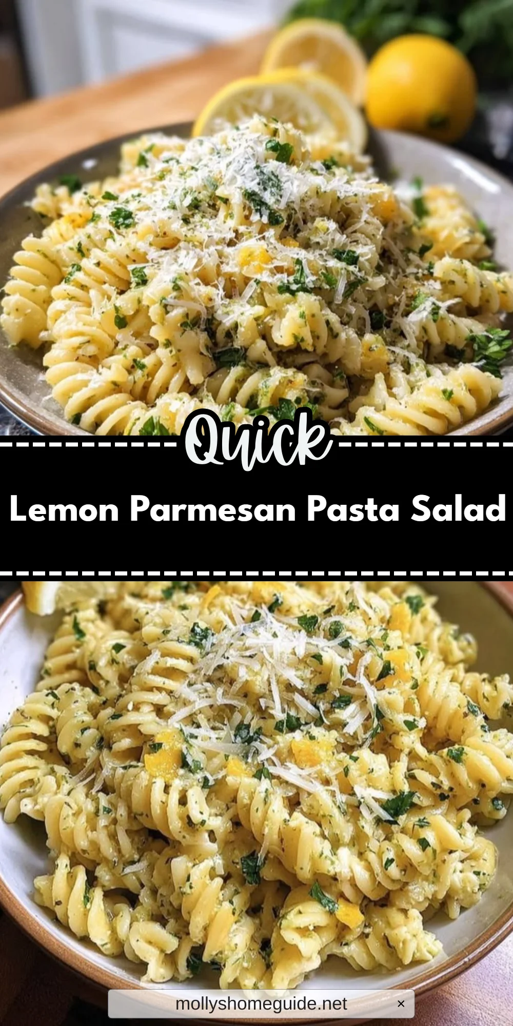 Lemon Parmesan Pasta Salad