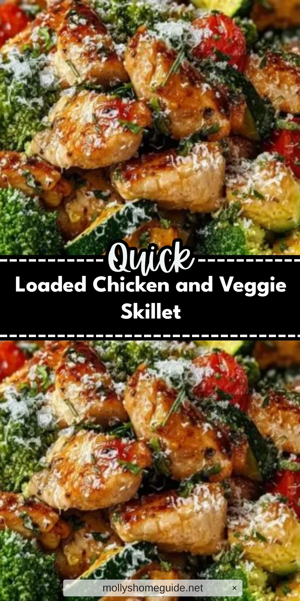 Loaded Chicken and Veggie Skillet