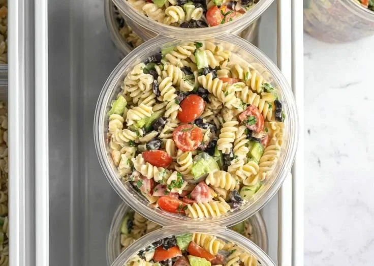 Mediterranean Protein Pasta Salad