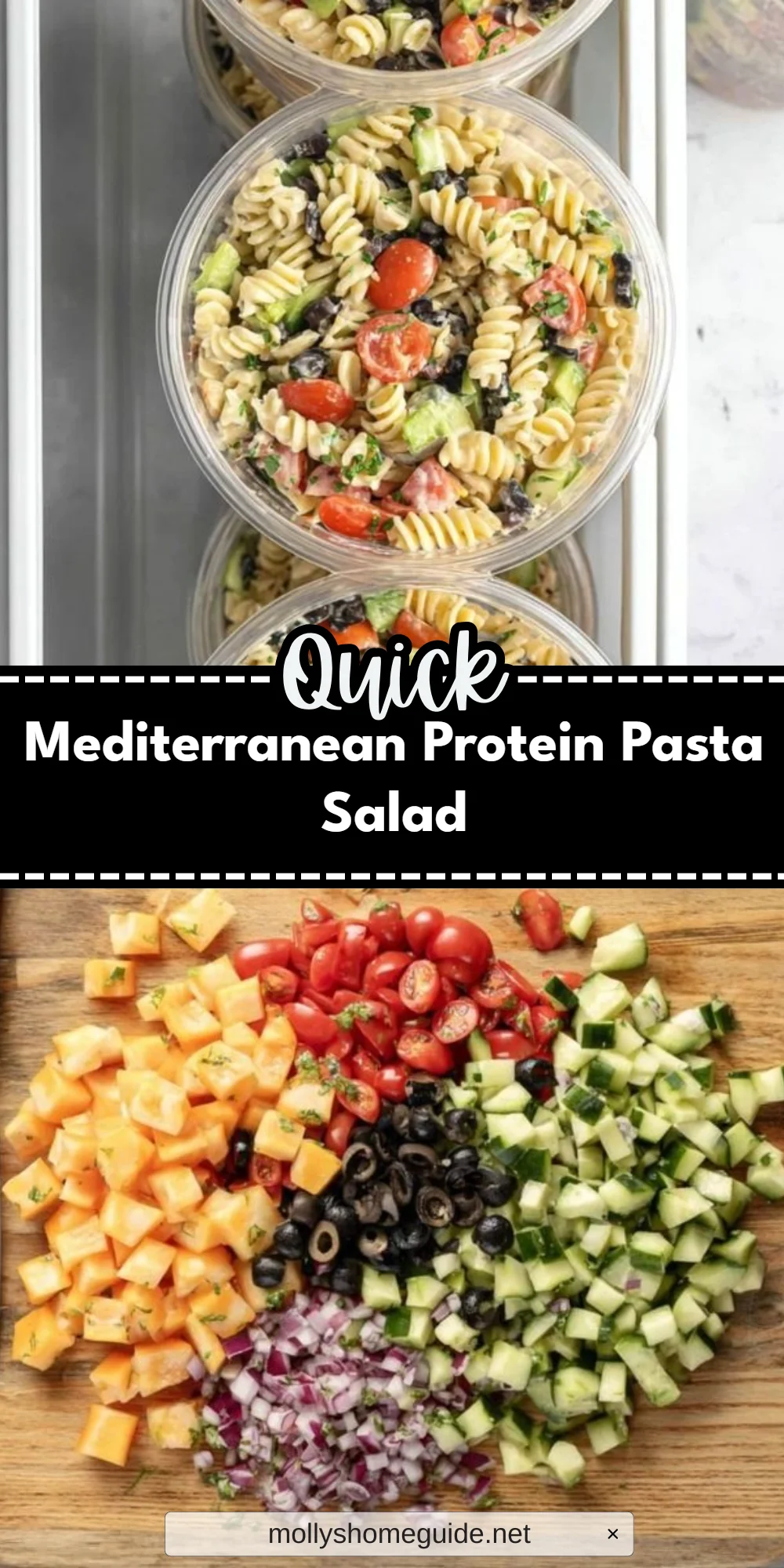 Mediterranean Protein Pasta Salad