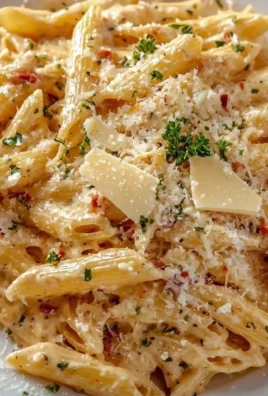 Delicious one pot creamy garlic pasta served in a bowl