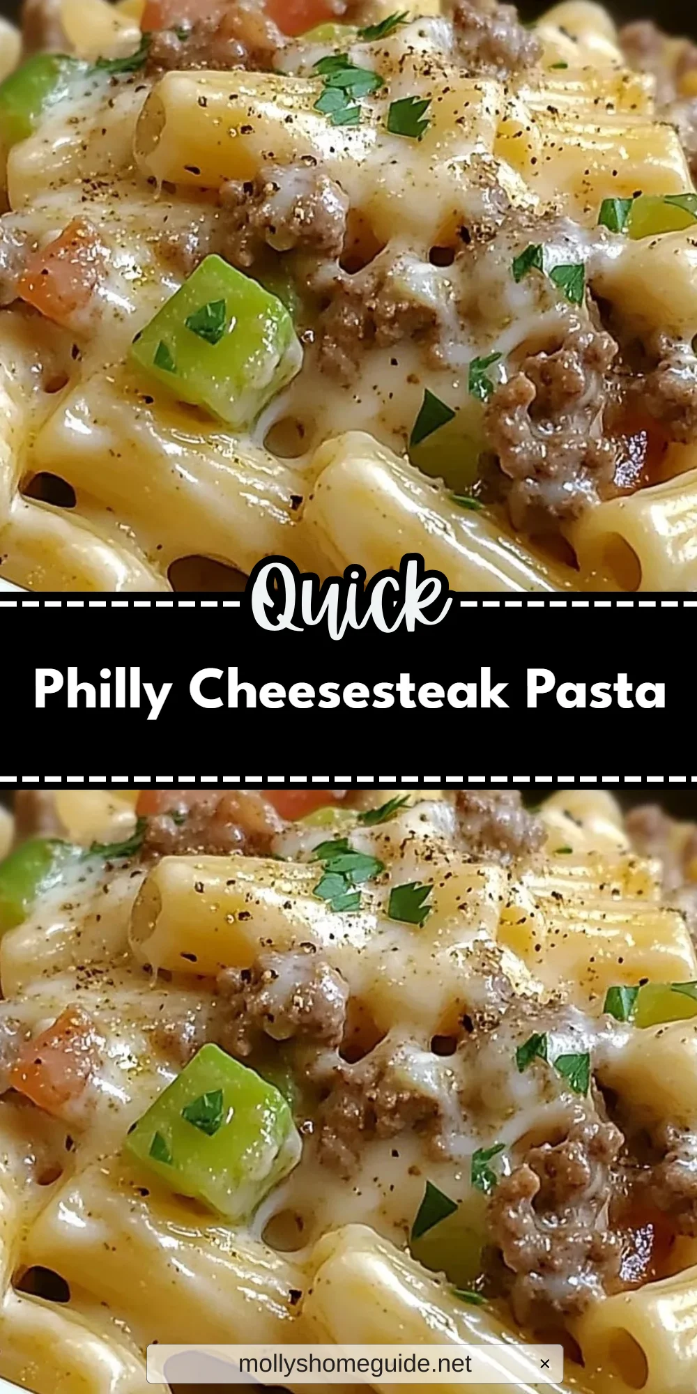 Philly Cheesesteak Pasta