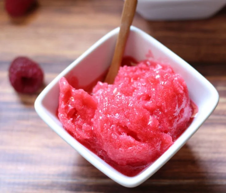 Raspberry Lemonade Sorbet
