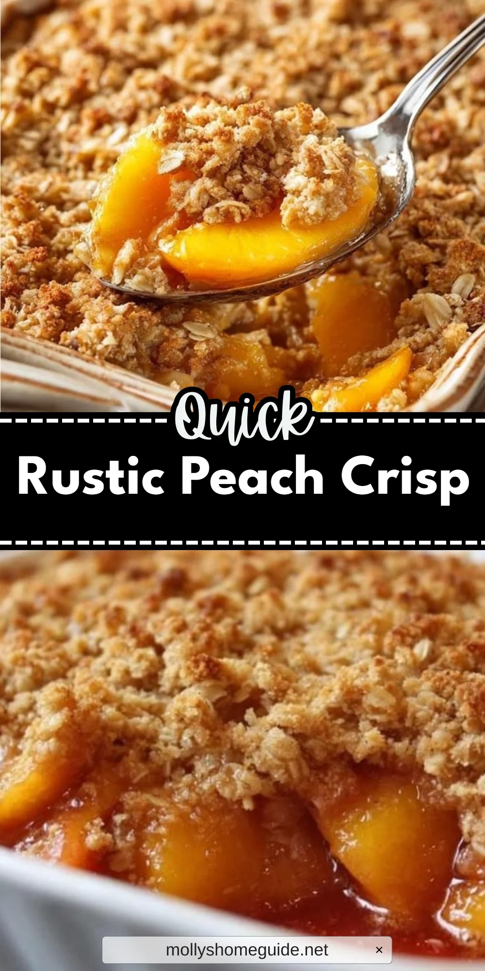 Rustic Peach Crisp