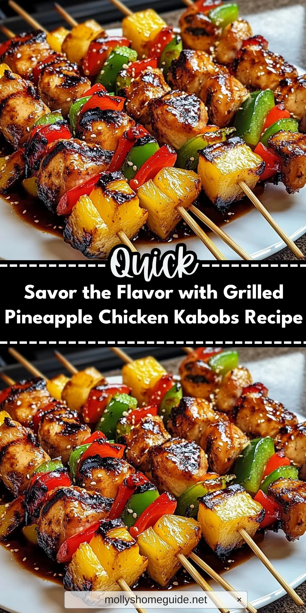 Savor the Flavor with Grilled Pineapple Chicken Kabobs Recipe